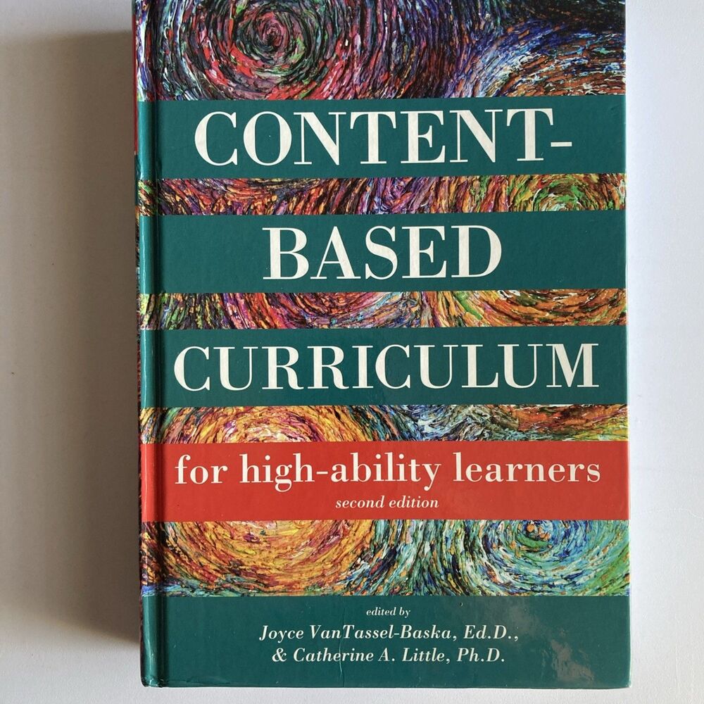 Content Based Curriculum for High Ability Learners- NEW Excellent Condition